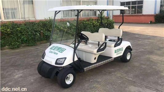  电动高尔夫观光车，4座电动游览车，景区游览观光车